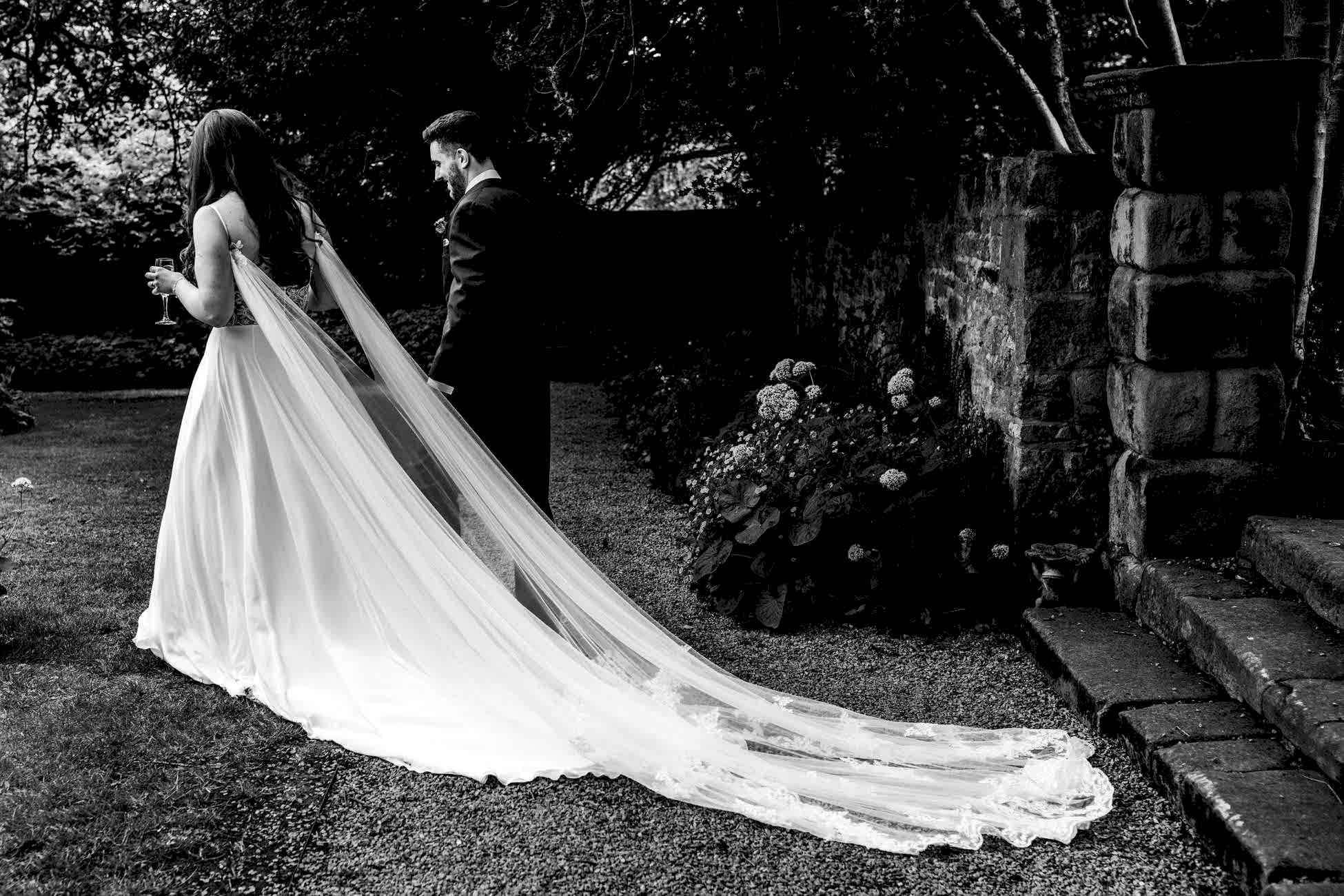 Eyam Hall wedding photo