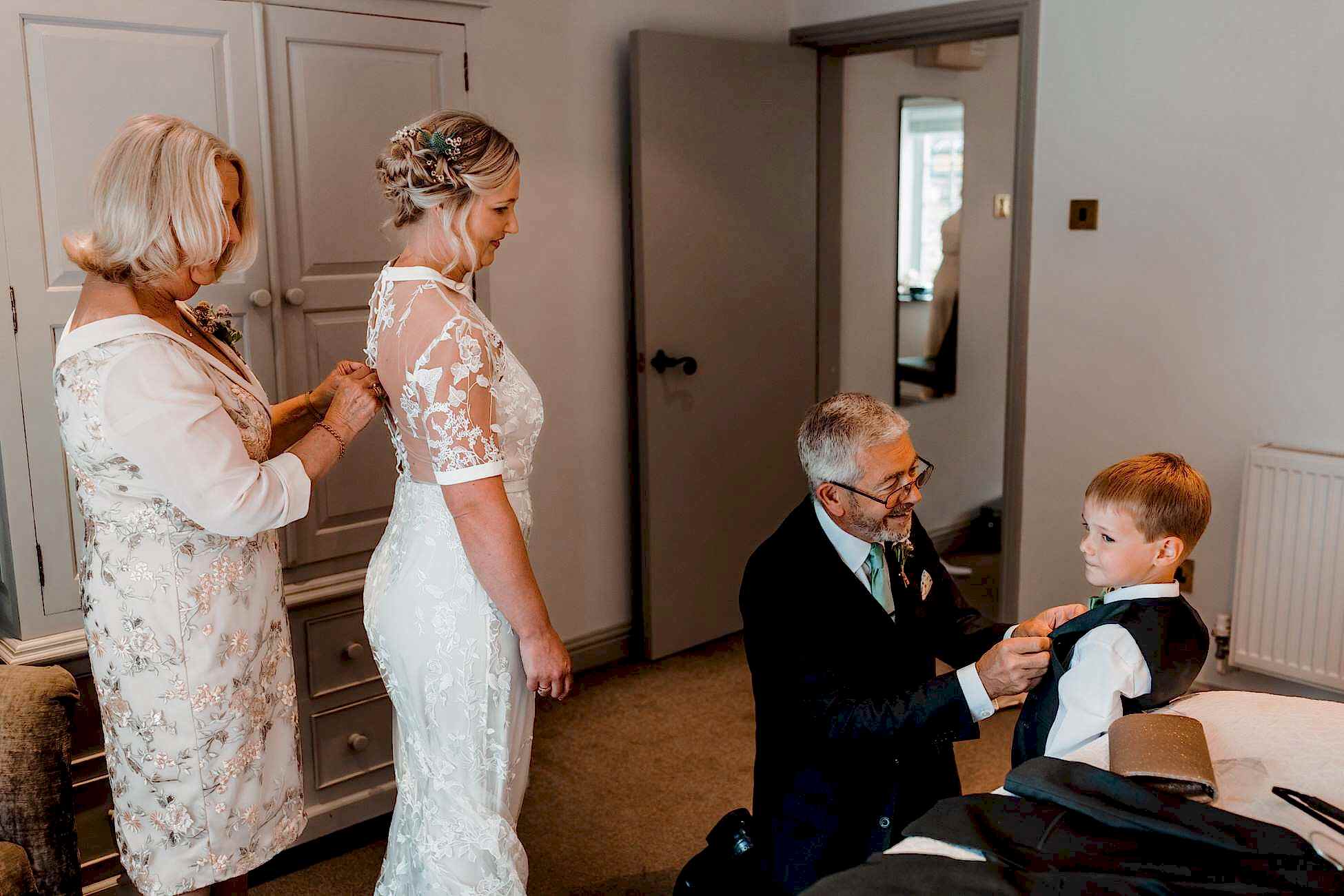 Losehill House wedding photo