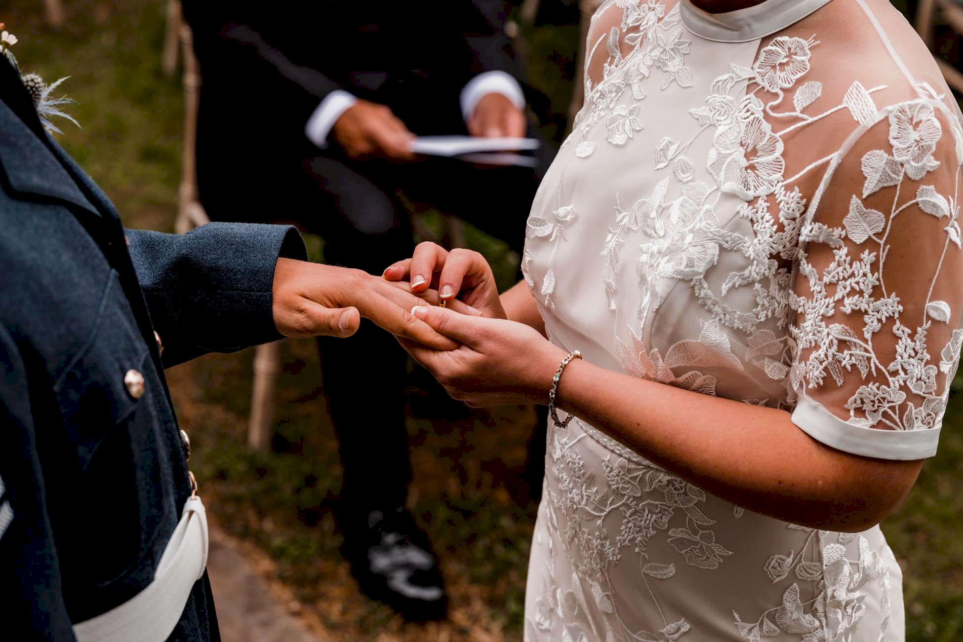 Losehill House wedding photo