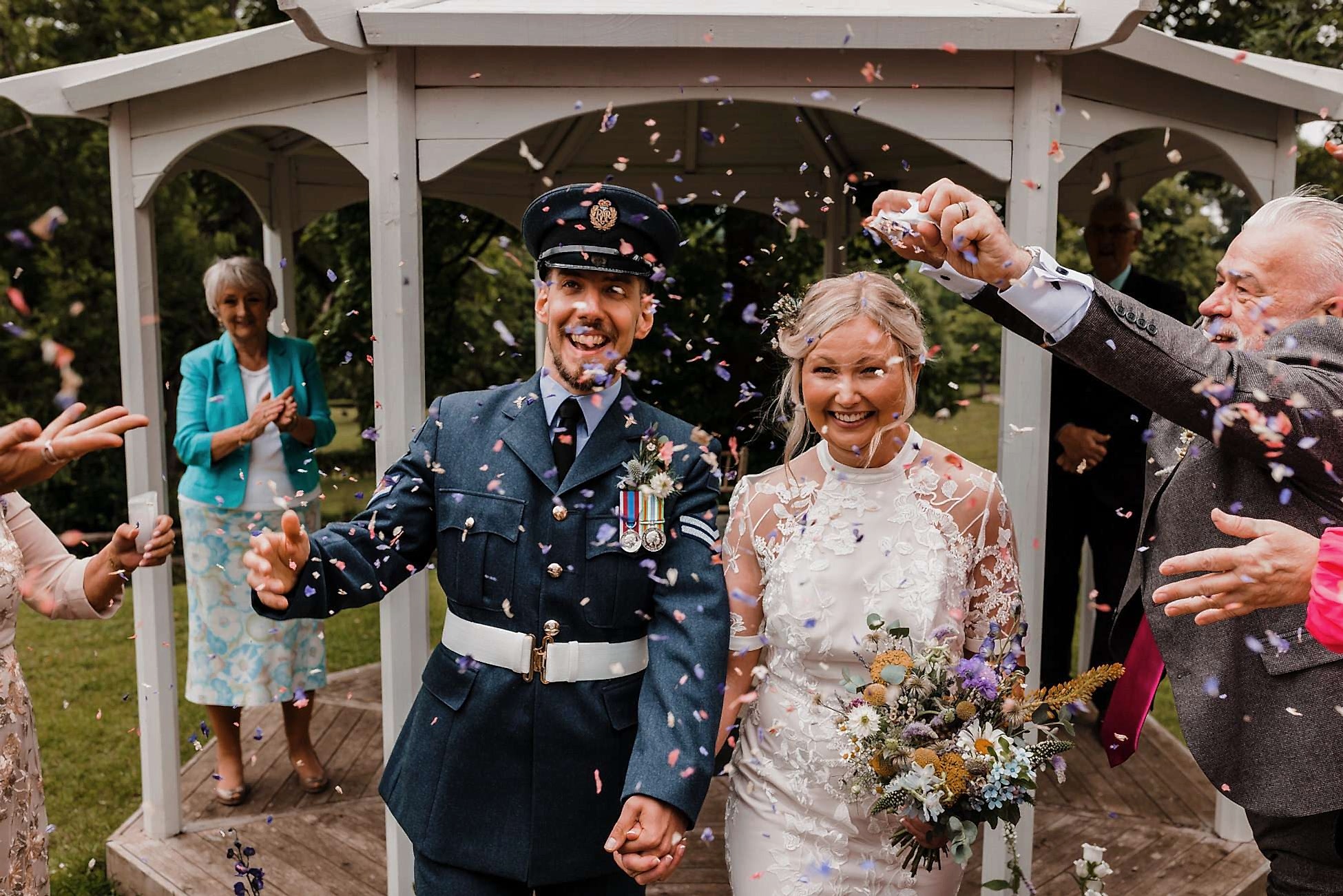 Losehill House wedding photo