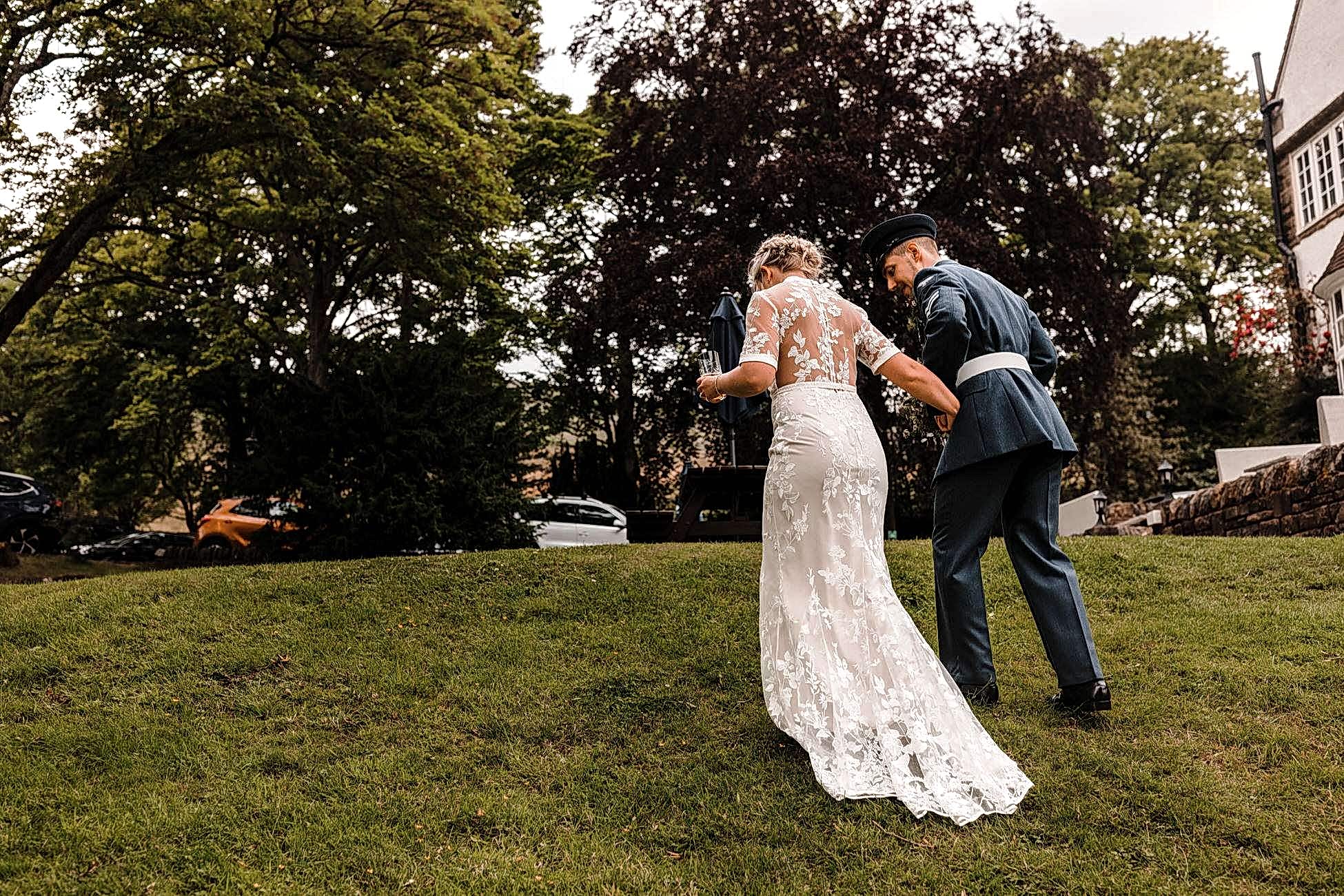Losehill House wedding photo