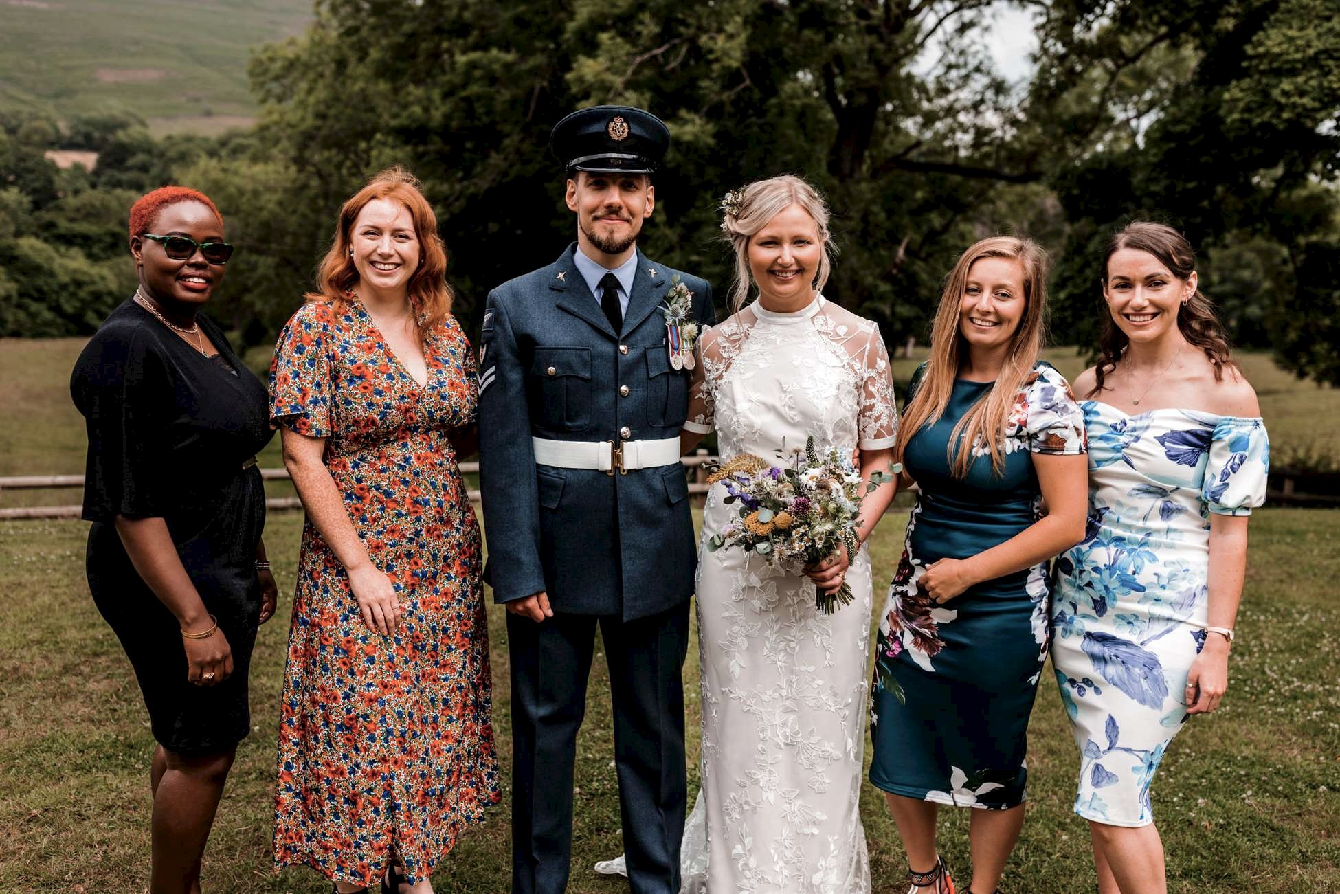 Losehill House wedding photo