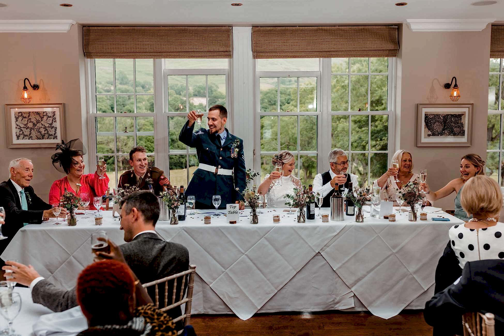 Losehill House wedding photo